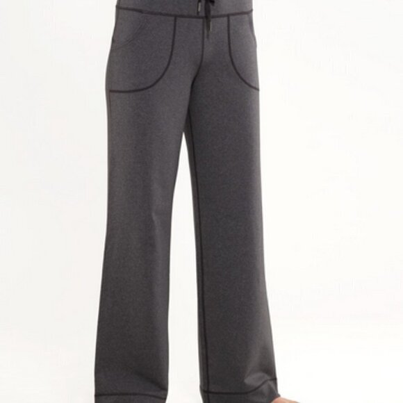 Lululemon -  Still Pant (Regular) Y2K Ret - Heathered Deep Coal - Grey -  Size 4 - Picture 1 of 13